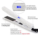 : Nano-Titanium Hair Straightener 1 Inch Flat Iron