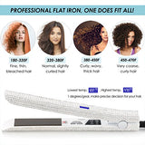 : Nano-Titanium Hair Straightener 1 Inch Flat Iron