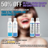Organic Vegan Natural Hair Growth Shampoo and Conditioner Set