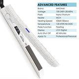 : Nano-Titanium Hair Straightener 1 Inch Flat Iron