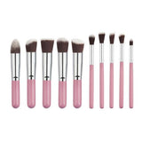 10 Pcs Makeup Brushes Set