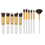 10 Pcs Makeup Brushes Set